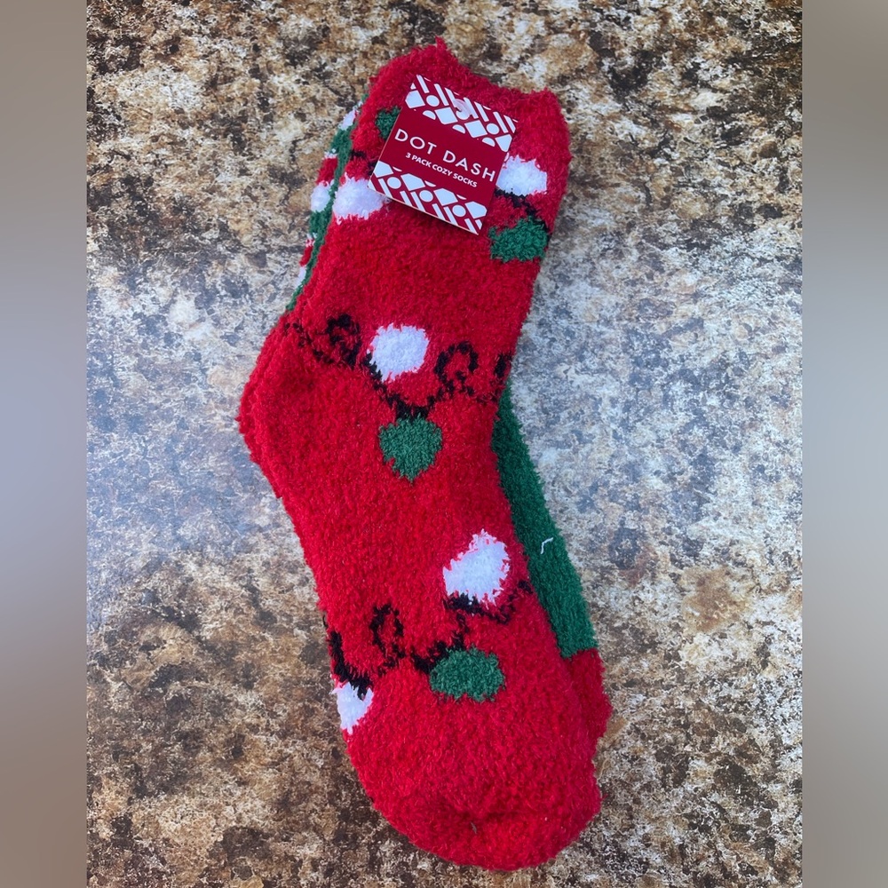 Dot Dash 3 Pack Christmas Socks